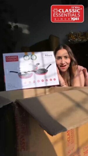Rishina Kandhari Instagram - Let the happiness and sweetest smiles fill the air with @rishinakandhari as she unboxes the healthiest gifts from Classic Essentials.

Trust the brand which is
🌿 India’s No.1 Healthy Kitchenware Brand
🌟 100% food grade
👌 Trusted by Millions
And Much More

Millions of families believe in us every year. Get inspired and bring the joy of delicious meals into your kitchen with Classic Essentials.

Shop Now or link in the bio👇

https://classicessentialindia.com/
.
.
.
#classicessential #cookware #kitchenware #SNB #happiness #sweetest #sweetestsmile #healthygift #unboxing #no1brand #foodgrade #trustedbymillions #TrustedByMillions
