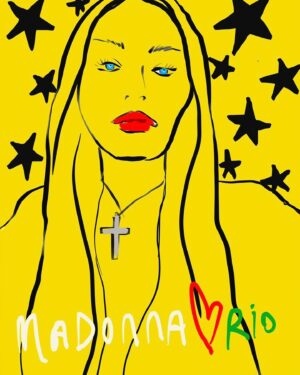Rita Wainer Instagram - @ritawainer revisita o universo de @Madonna em uma intervenção artística no perímetro oficial do show da cantora, no Rio de Janeiro. A artista paulistana, mas radicada na capital fluminense, foi convidada pela @bonustrack.live (produtora do evento) a criar 15 peças em formato de lambe-lambe e que vão cobrir uma área total de 670 metros quadrados na parte interna e externa da arena montada na praia. 

O espetáculo, que vai acontecer nas areias de Copacabana, no sábado (04.05), marca o encerramento mundial da “The Celebration Tour”, que comemora os 40 anos de carreira daquela que é conhecida como a Rainha do Pop. (Por @aloister, com foto de Rita por Leonardo Araujo) #Madonna #RitaWainer #Radar