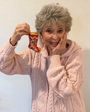 Rita Moreno Instagram - Can’t believe the beauty of these wondrous Christmas ornaments by my friend Christopher at @heartfullyyours_christmas. Aren’t they gorgeous, y’all?