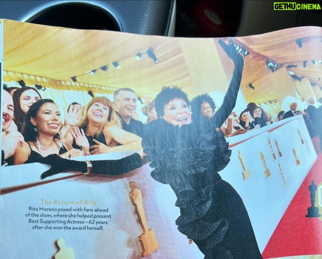 Rita Moreno Instagram - Thank you People Magazine! #people #oscars #oscars2024