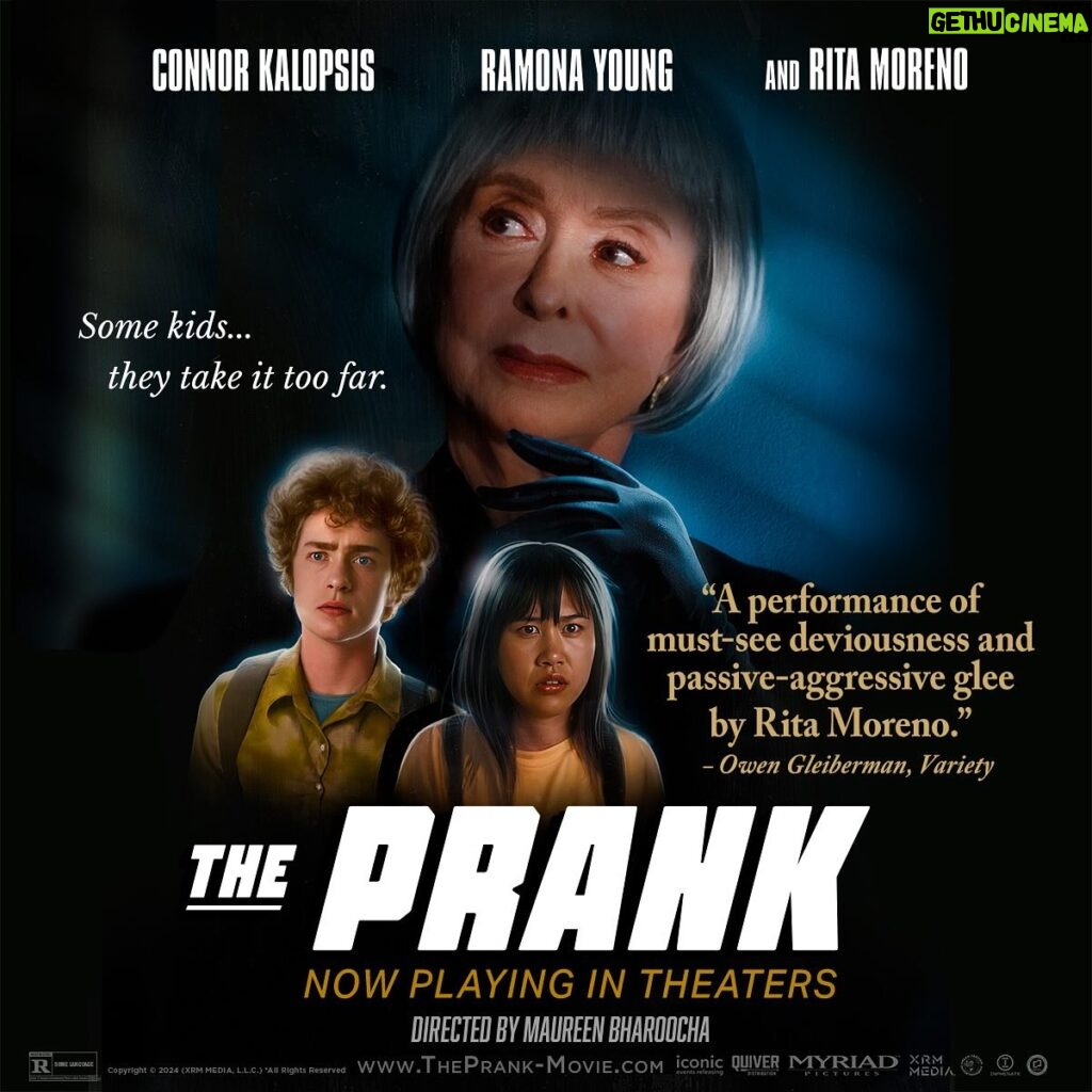 Rita Moreno Instagram - Head to ThePrank-Movie.com to see what theater near you we’re playing in!!