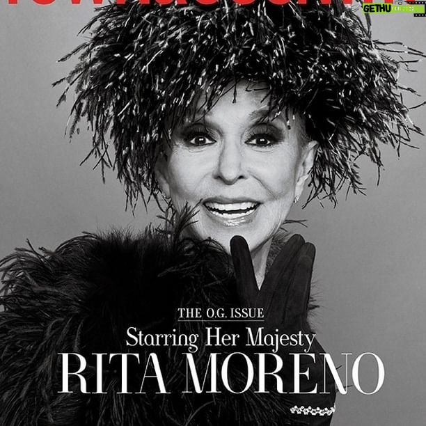 Rita Moreno Instagram - "Rita Moreno is Just Getting Started" ... AND I'M NOT GOING ANYWHERE! What a great piece this is and what a great shoot this was. Had a blast with @townandcountrymag's writer @erikmaza and photographer @ruvenafanador. And to the crew: Editor in Chief – Stellene Volandes @stellenevolandes Stylist – Bernat Buscato @bernatbuscato Hair – Serena Radaelli @serenaradaelli Makeup – Natalie Giraldo @natygiraldo_makeup You all did splendid cause damn, I look good!