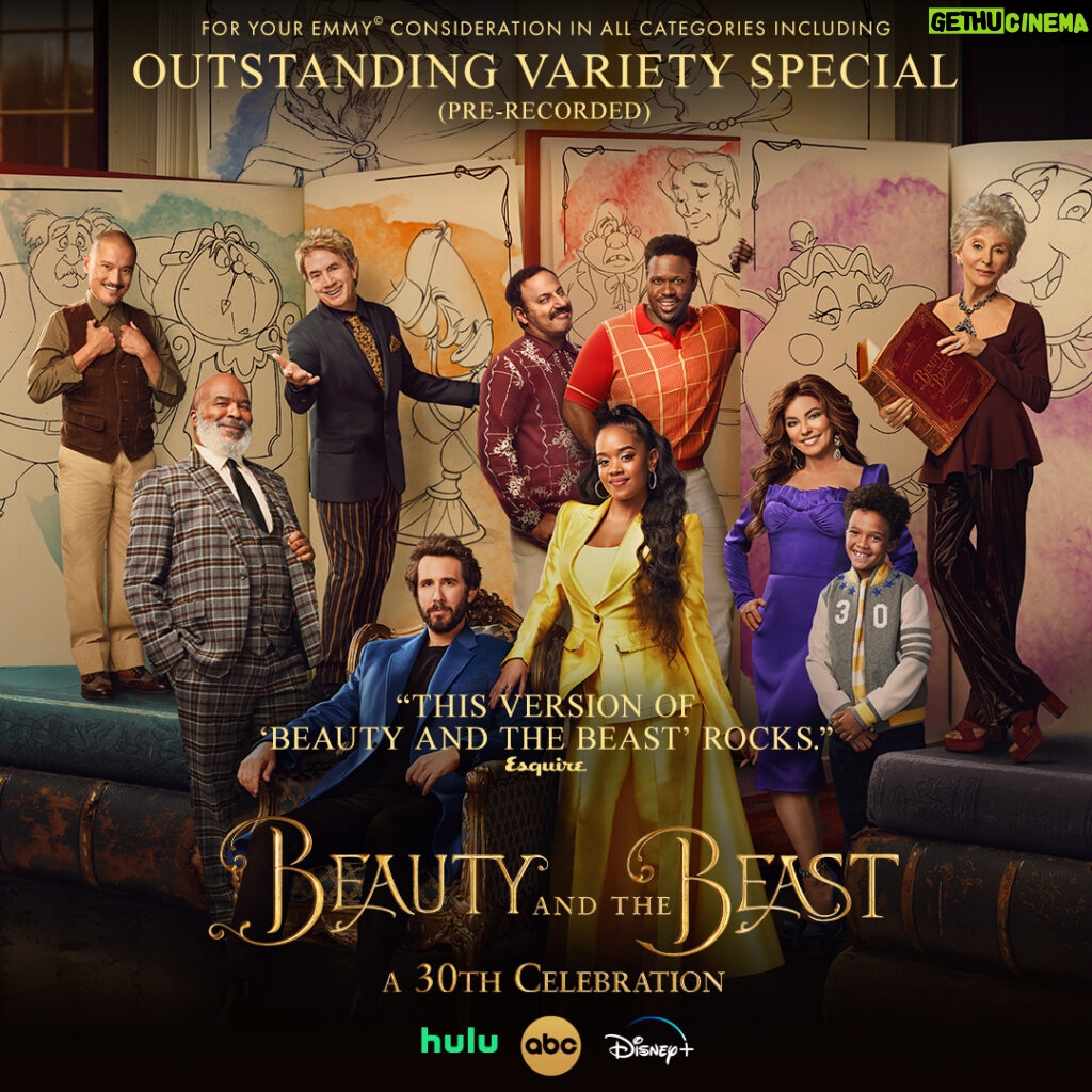 Rita Moreno Instagram - Had the most magical time working on this very special project. For Your Emmy® Consideration - Beauty and the Beast: A 30th Celebration for Outstanding Variety Special (Pre-Recorded)