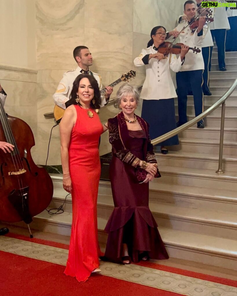 Rita Moreno Instagram - Last night I was thrilled to be honored with the Lincoln Medal along with Marlene A. Malek at the @fordstheatre's annual gala. You might recognize some influential figures in these photos who I admire greatly. ...Oh and we met the Biden's!!! What a treat last night was!!!