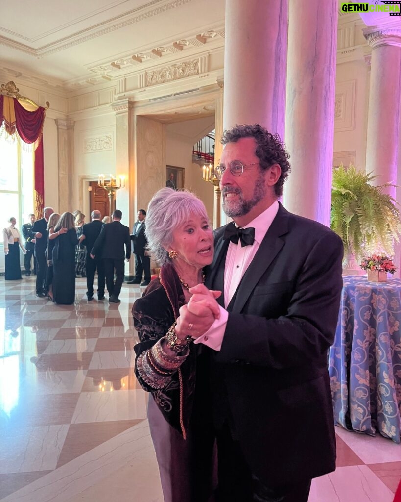 Rita Moreno Instagram - Last night I was thrilled to be honored with the Lincoln Medal along with Marlene A. Malek at the @fordstheatre's annual gala. You might recognize some influential figures in these photos who I admire greatly. ...Oh and we met the Biden's!!! What a treat last night was!!!