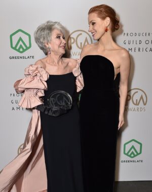 Rita Moreno Instagram - Dear Frends, I just have to share with you yet another thrilling experience in my amazing life which took place just a couple of days ago.
The Producers Guild Awards bestowed on this proudly beaming Puerto Rican woman, the #StanleyKramerAward for, essentially, a lifetime of public service to issues that matter to me.
As if that weren't enough, my friend, Jessica Chastain got up from her bed at three in the morning from a location where she is filming just to hand it to me.
That is a friend!
I hasten to add she makes cameos look dowdy. Lordy, Lordy, she is one gor-jus female!!
Thank you, Jessica!