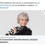 Rita Moreno Instagram - Head to my stories to purchase tix!!
