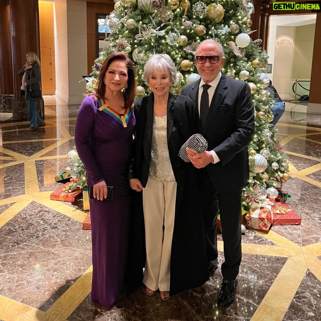 Rita Moreno Instagram - Great to be in D.C. with some new and old friends this weekend celebrating the 2023 Kennedy Center honorees!