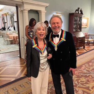 Rita Moreno Instagram - Great to be in D.C. with some new and old friends this weekend celebrating the 2023 Kennedy Center honorees!