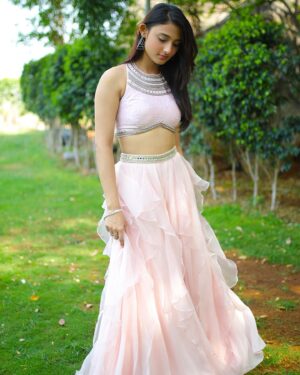 Ritika Nayak Instagram - We wear pink on Wednesday ✨💕

#ashokavanamloarjunakalyanam 

Styled by - @akankshakj @towindia 
Make up - @harshinimakeover 
Photographer- @clickandblinkwithvarma 
Outfit - @mintblushdesigns 
Team - @purplethoughtsind @akankshakj @swati_happe @akshay_khurana__ @om_panwar @avneetkaur1993 

 

#ashokavanamloarjunakalyanam #avak  #ritikanayak