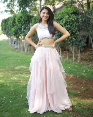 Ritika Nayak Instagram - We wear pink on Wednesday ✨💕

#ashokavanamloarjunakalyanam 

Styled by - @akankshakj @towindia 
Make up - @harshinimakeover 
Photographer- @clickandblinkwithvarma 
Outfit - @mintblushdesigns 
Team - @purplethoughtsind @akankshakj @swati_happe @akshay_khurana__ @om_panwar @avneetkaur1993 

 

#ashokavanamloarjunakalyanam #avak  #ritikanayak