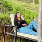 Riya Vishwanathan Instagram – Peace begins with a smile 🥰
.
.
Locay @tehycaofficial 
.
.
#post #picture #picoftheday 
#naturelovers #resting #greenery 
#riyavishwanathan