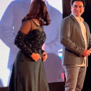 Riyanka Chanda Instagram - With the very humble Star Mr. arbaazkhanofficial

Celebrity managed by @birenbagadia_official

Event #lucknow

#arbaazkhan #arbaaz #arbaazkhanofficial #arbaazkhanproductions #salmankhan #viralbhayani #dabangg3 #dabang #dabangg #huddhudddabangg #arbaazkhan #arbaazkhanwedding