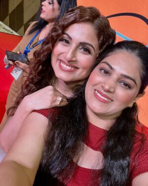 Riyanka Chanda Instagram - Such A lovely Personality,Great Actress & Anchor @iriyankachanda ❣️🥰
.
.
THANKFUL TO MEET YOU 😘✨
.
.
#post #newpost #makeup #actress 
#trend #followforfollowback #garima_tiwari 
#explore #newcollection #viral #view