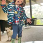 Robin Tunney Instagram - I’m afraid Oscar may have inherited my less than stellar sense of style.