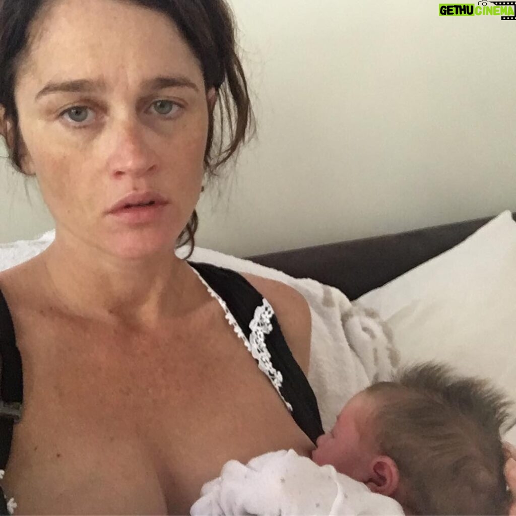 Robin Tunney Instagram - I took this selfie after I had Oscar because I thought I couldn’t possibly look as tired as I felt. I couldn’t believe it was me!!!! Every mother is a ninja warrior for what they are able to pull off. Congrats to all of the you out there, you’re miraculous. #womenareamazing I miss mine!