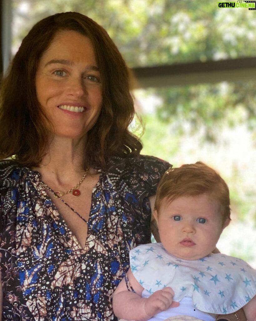 Robin Tunney Instagram - Me and Colette.