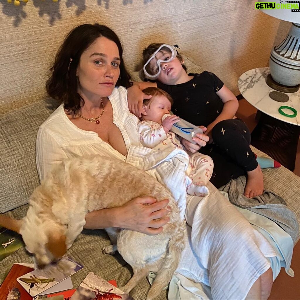 Robin Tunney Instagram - Everybody wants a piece of me in this house.