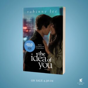 Robinne Lee Instagram - Super excited to share the new tie-in book cover with you all!!

Yes, you can frame a book cover. Pre-order your copy of #TheIdeaOfYou at the link in bio.