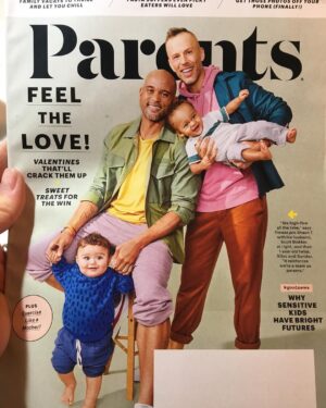 Robyn Brown Instagram - Saw this and it made me smile through my happy tears.  It is the first time I have ever seen a same sex married couple featured on the cover of a parenting magazine.  It gave me hope.  #loveislove #itisabouttime