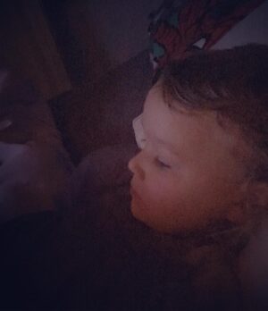 Robyn Brown Instagram - I had a pretty serious migraine last night and my little sweetie Ari decided to come lay with me in my bed, in the dark, hours before her bedtime so she could be with me.  #truelove #ilovebeingamommy #awonderfullife