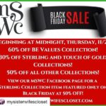 Robyn Brown Instagram - #Repost @mysisterwifescloset with @get_repost ・・・ Starting at midnight - the MSWC Black Friday SALE! At Checkout: Use BE60 for 60% SALE on the BE Values Collection Use HOLIDAY30 for 30% SALE on the Sterling and Touch of Gold Collections Use MSWC50 for 50% SALE on the Cherish and Audrey Belle Collections Make sure to visit our MSWC Facebook page for featured sales for Black Friday and Cyber Monday! Shop: mysisterwifescloset.com #sterlingsilverjewelry #goldjewelry #greatfgifts #blackfridaysales