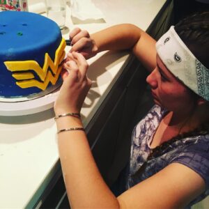 Robyn Brown Instagram - This sweet daughter of mine spent so much research and time making a Gluten free, Sugar free, Wonder Woman cake for my birthday this year.  I feel so loved!! She is really an amazing person and I hope we are always close.  #ilovebeingamom #awonderfullife #wonderwomancake #ilovewonderwoman