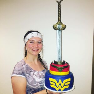 Robyn Brown Instagram - This sweet daughter of mine spent so much research and time making a Gluten free, Sugar free, Wonder Woman cake for my birthday this year.  I feel so loved!! She is really an amazing person and I hope we are always close.  #ilovebeingamom #awonderfullife #wonderwomancake #ilovewonderwoman