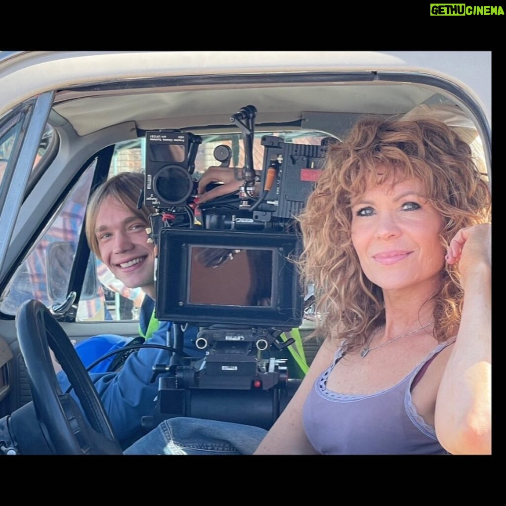 Robyn Lively Instagram - South By Southwest @sxsw here we come! So excited to finally share #NationalAnthem and my rad shag w you all! So proud to be a part of this beautiful film surrounded by the brilliant talent of @charliefplummer, dp @katearizmendi and director @lukegilford and his feature film debut! 😍Get ready y’all! Obsessed w this collaborative look by uber talented team @lukegilford @enomilystu @cutandchase @madelinemccuemakeup @ldentertainment 🙌🏼🎥