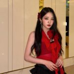 Roh Ji-sun Instagram - What a fascinating night♥️ Reminding my self how passionate I was this year. I believe the red color was expressing the surge of love and excitement💃🏻