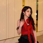 Roh Ji-sun Instagram - What a fascinating night♥️ Reminding my self how passionate I was this year. I believe the red color was expressing the surge of love and excitement💃🏻