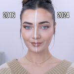 Roksana Janiszewska Instagram - 2016 Vs 2024 Makeup to celebrate @makeuprevolution 10th anniversary 🥳 You guys know revolution has a huge place in my heart! Still cannot believe I’ve been lucky enough to have 4 collaborations with them! 🥹 Had so much fun creating these looks with their most iconic products! Which side do you prefer? #ad