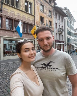 Roksana Janiszewska Instagram - The dreamiest place in the world, Switzerland. 🇨🇭🐮🏔️ Here’s a dump of our first few days here before we get MARRIED! Eeeeek 💒👰🏻‍♀️💍
