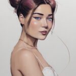 Roksana Janiszewska Instagram - So I did the AI generated avatar trend using the Lensa App! This is what I got 😅 Which one do you think looks most like me? The hair on the last one is so cool! 😯 #ai #aiart #aiavatar #lensa #aigeneratedart