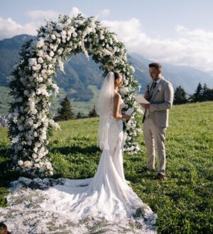 Roksana Janiszewska Instagram - Still can’t believe how beautiful our special day was ❤️ here’s a few more wedding photos with LOADS more to come yet! 😅 The second photo is of our juniper bonsai tree which we bought here in Switzerland for our tree planting ritual. This was such a lovely idea. We used soil from @villahonegg where we got married and symbolically planted and watered the tree together as part of our wedding ceremony. It’s a tree that symbolises our love and commitment. We will both look after the bonsai for decades to come and hopefully pass it down for generations. 🌲 photo by @anaketephoto