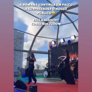 Romana Instagram - Quem viu hoje o mini concerto no SOMOS PORTUGAL???? Gostaram????