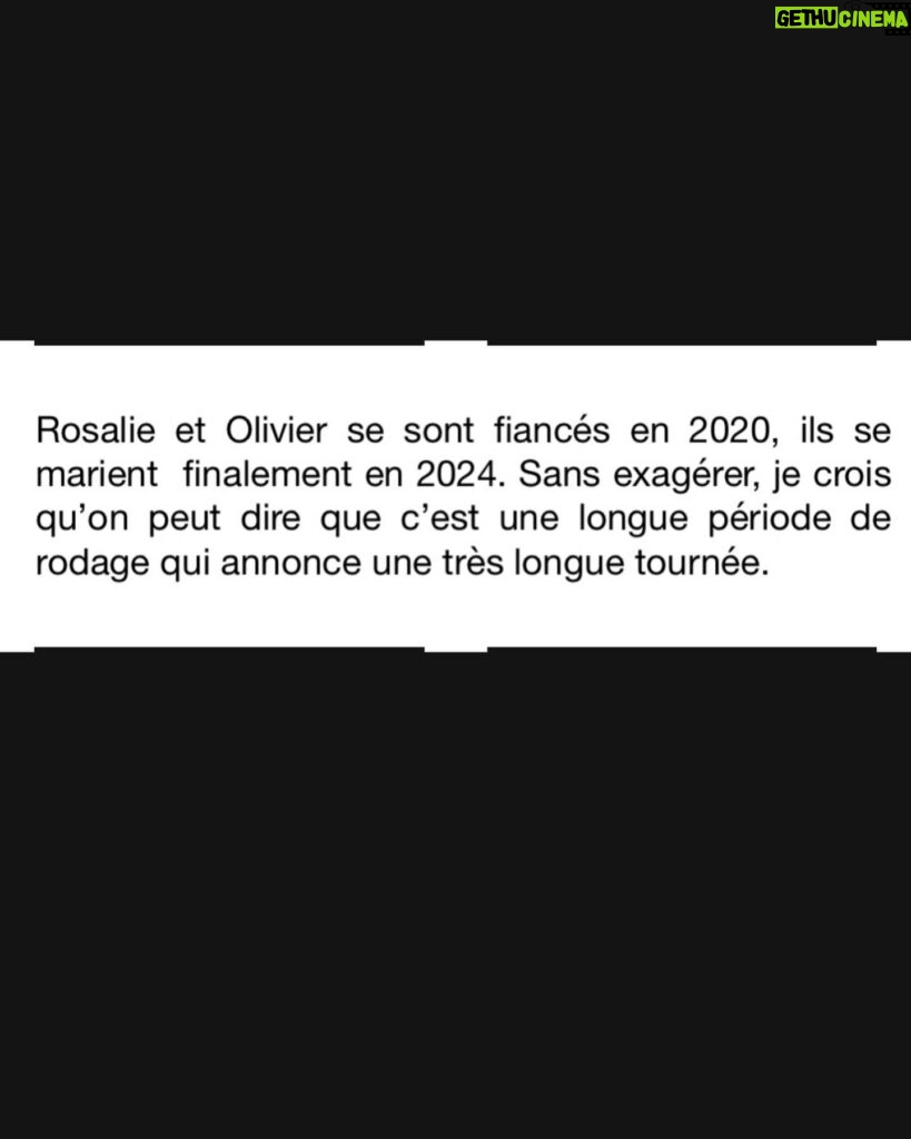 Rosalie Vaillancourt Instagram - Il a dit oui!!!! Olivier est maintenant pogné avec moiiii. Mon papa nous a marié. Le dernier message était dans son discours. Je suis chanceuse d’avoir des hommes aussi intelligents et intentionnés dans ma vie. Photographe @drowster Mannequin: @oliauger