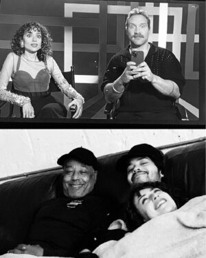 Rosaline Elbay Instagram - Impossible to pick 10 bits of BTS, so I cheated. Thank you for watching the thing that threw us together. Love these weirdos so much