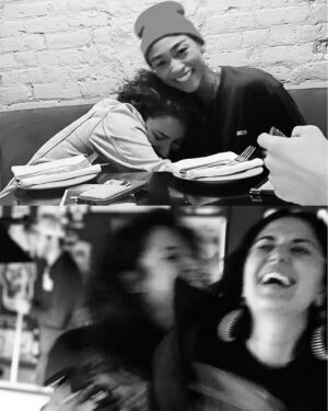 Rosaline Elbay Instagram - Impossible to pick 10 bits of BTS, so I cheated. Thank you for watching the thing that threw us together. Love these weirdos so much