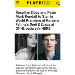 Rosaline Elbay Instagram - spending my first New York theatrical run playing dress-up with one of my favourite friends