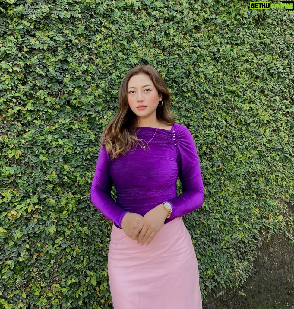 Rosangpuii Ralte Instagram - Wearing @abbacy_official 💜💜 #sunday #top #purplehearts #blessed