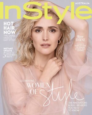Rose Byrne Instagram - t🌸h🌸a🌸n🌸k🌸y🌸o🌸u🌸  @instyleaus 🌸@lindajefferyesmakeup 🌸  @alanwhite 🌸@msgreenygreen 🌸@stephenwardstudio