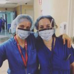 Rose Byrne Instagram - thinking of my friend Helen O’Keeffe today who is a nurse in the labor and delivery ward at Mount Sinai Hospital in New York City. Helen assisted delivering my two children. She and her incredible colleagues put their lives at risk every day delivering babies to mothers that are now showing to be positive for Covid-19. Helen is also a childbirth educator with a fantastic organization Fledgling Families that helps families prepare for their newborns which is now operating remotely. She and her team are on the front line dealing with some of the most vulnerable - pregnant women and newborns. with these new restrictions in place with visitations their roles are even more crucial as they are the family and the friends. My hats is off and my applause is loud for these incredible workers and all the workers still showing up and keeping everyone safe in this unprecedented time 🙌🏼 thank you 🙏🏼 @mountsinainyc @hokeef1999 FledglingFamilies.com