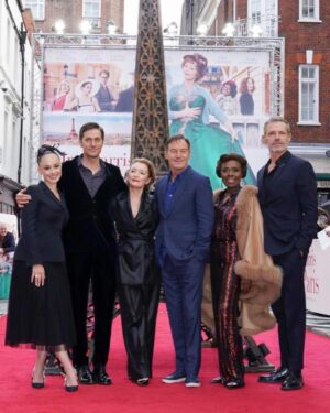 Rose Williams Instagram - what a treat to celebrate @mrsharrismovie last night 👗✨🇬🇧🇫🇷 I’ll be forever grateful for being a little part of this heartfelt ode to dreamers 🎥✨ @director_anthonyfabian 💐 thank you @dior @chercoulter @neilyoungbeauty @bjornkrischker ♥️