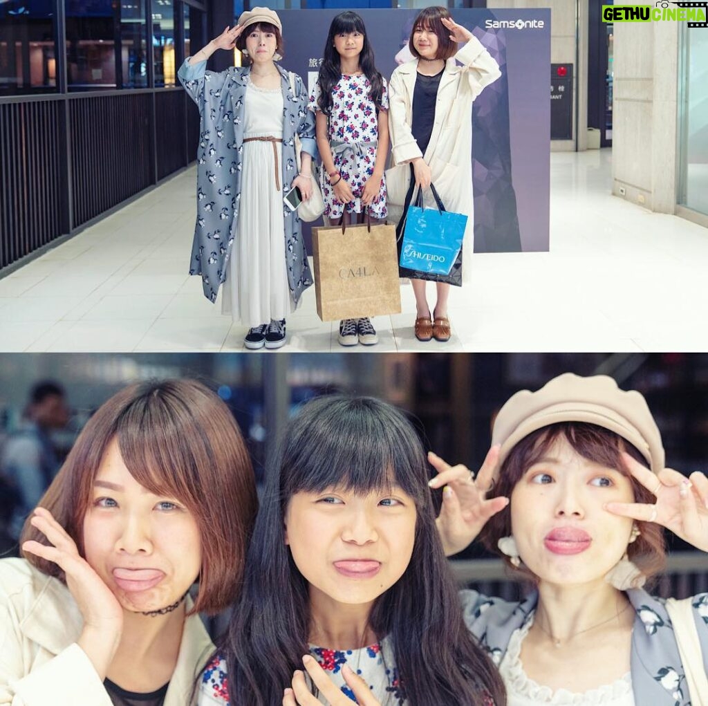 Rose Yu Instagram - 51勞動節，三個人第一次在台灣合體拍照！身高看起來快要差不多高了？😍 然後還學會了新的鬼臉一起合照 🤣🤣🤣
