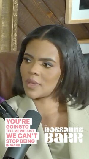 Roseanne Barr Instagram - @realcandaceowens gives her opinion on war in Ukraine.  If you still haven’t listened or watched our latest episode please find link in bio! #roseannebarrpodcast