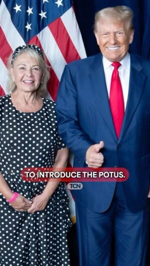 Roseanne Barr Instagram - Roseanne Barr tells the story of her swiping a cowboy hat before introducing Donald Trump.
