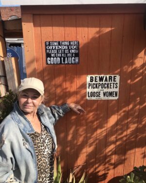 Roseanne Barr Instagram - Party patio