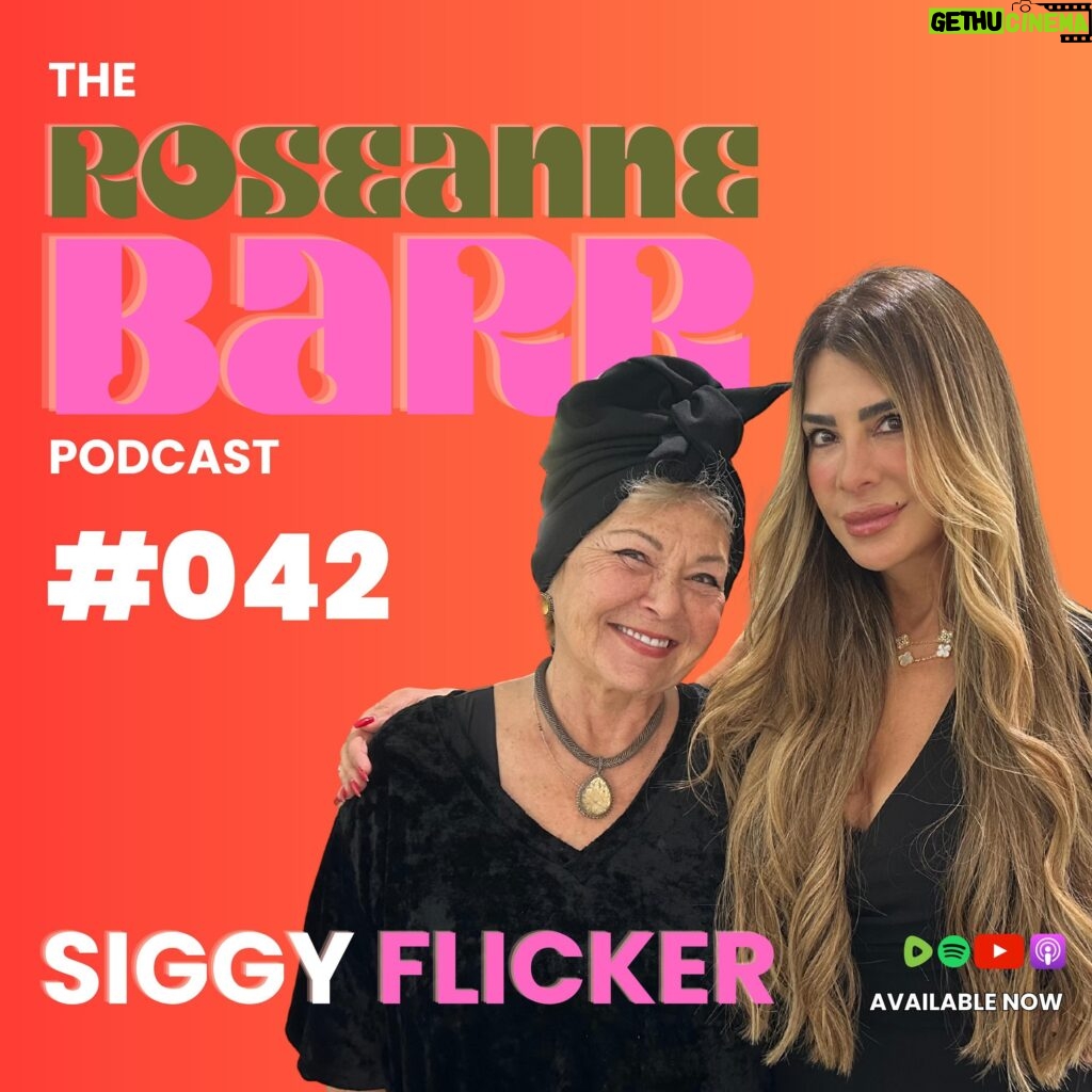 Roseanne Barr Instagram - Siggy Flicker is the face of Jexit- the organization behind the Jewish exit from the Democrat party. After Roseanne had a brief viral controversy over Candace Owens’ “Christ is King” comments- Roseanne and Siggy reflect on the importance of MAGA Christians (not Easter worshipers) and Jews teaming up to defeat evil. *available on your favorite podcast platform and YouTube Rumble at 12CSt!