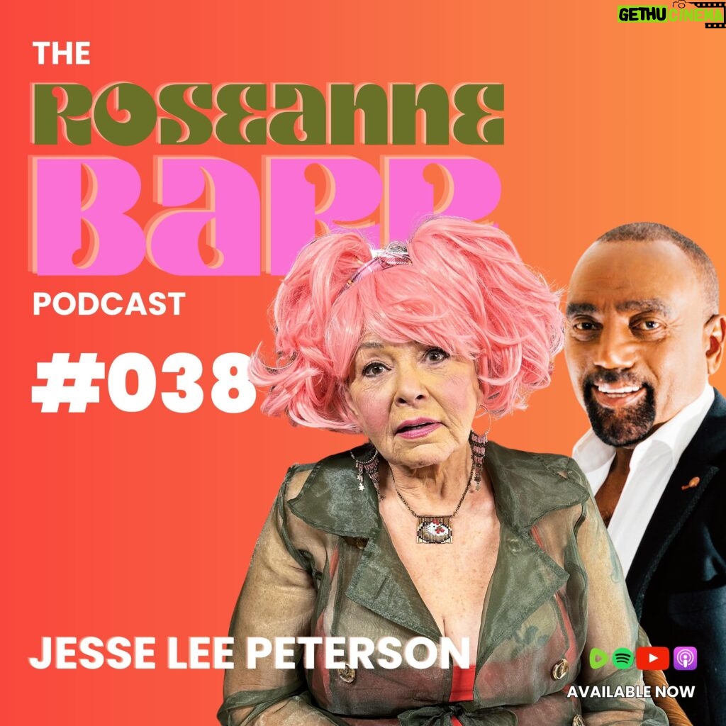 Roseanne Barr Instagram - Many people love (and many hate) @jesseleepeterson for his forthright questioning and blunt disdain for liberals. He has built an empire on this approach, but what many people do not know is that Jesse profoundly understands human nature and can teach anyone how to turn a troubled life into “heaven on earth.” This one will have you rethinking everything about your life and relationships in ways you never imagined. You won’t find a conversation like this anywhere.  We are proud to present one of the deepest podcast conversations out there between him and Roseanne.